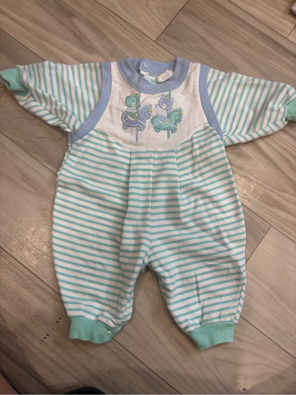 Vintage Buster Brown Baby Onzie Sleeper Footie Size 3-6M 80s 90s